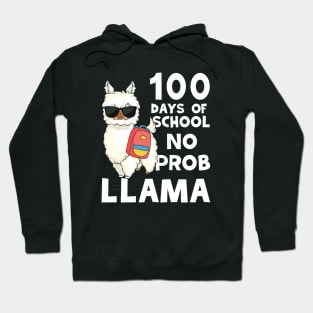 NO-PROBLLAMA 100 Days Of School 2023 Hoodie